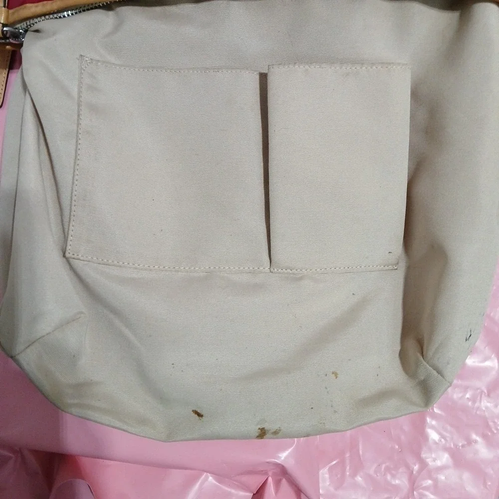 COACH Peyton Embossed Patent Leather Hobo Bag Berry Color Tan Interior